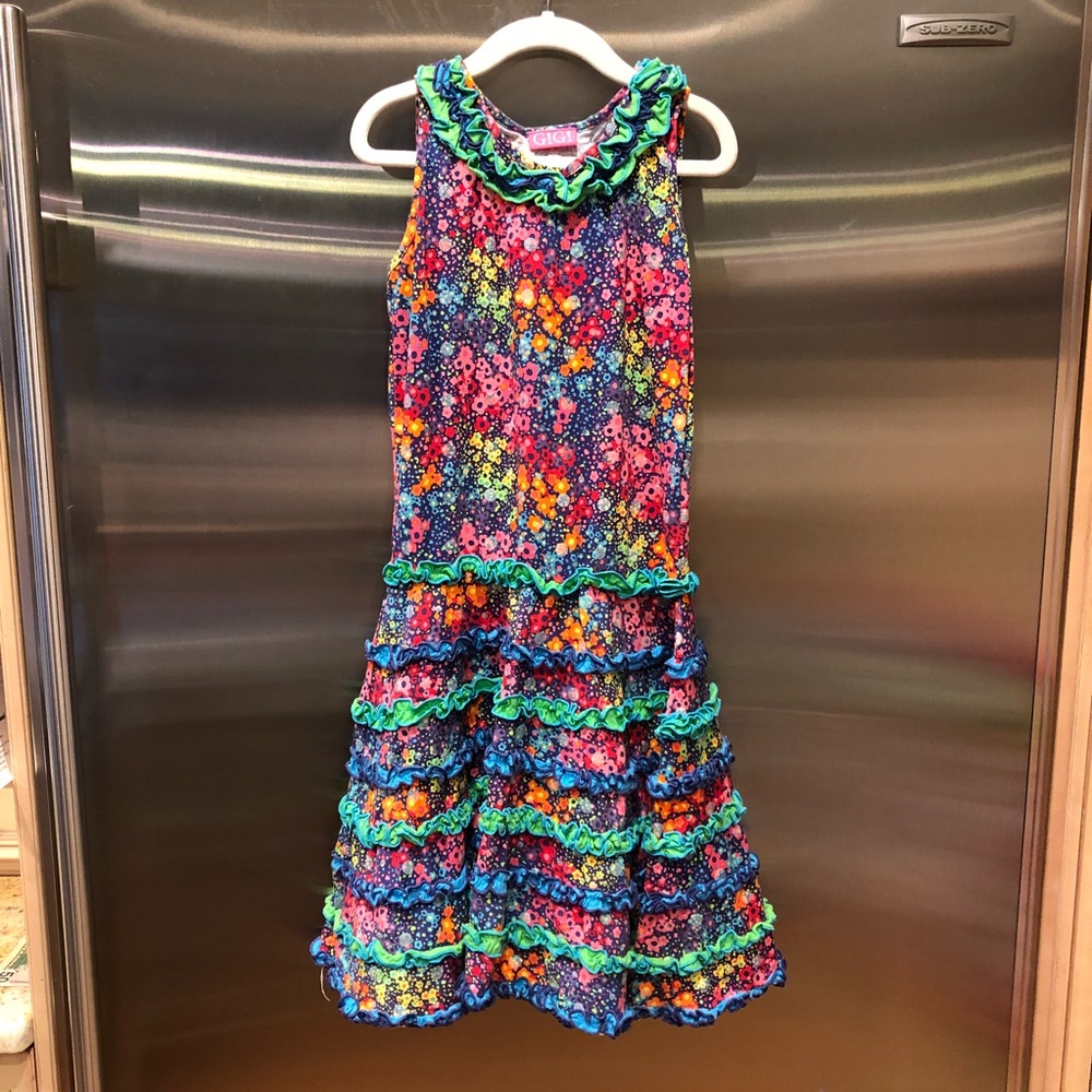 GiGi Flower Ruffle Dress